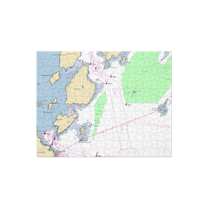 Centerboard Yacht Club (Portland, ME) NOAA Chart Jigsaw Puzzle