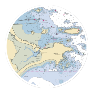 Biddeford Pool Yacht Club (Biddeford Pool, ME) NOAA Chart Sticker