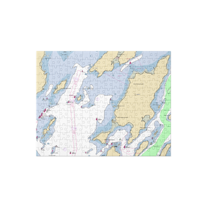 Handy Boat Service (Cumberland Foreside, ME) NOAA Chart Jigsaw Puzzle