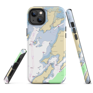 Portland Yacht Club (Cumberland Foreside, ME) NOAA Chart  Tough iPhone Case