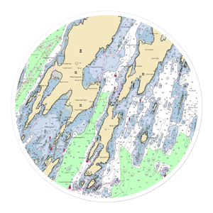 Cook's Lobster House (Bailey Island, ME) NOAA Chart Sticker