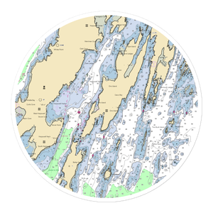 Lesters Wharf (Orrs Island, ME) NOAA Chart Sticker