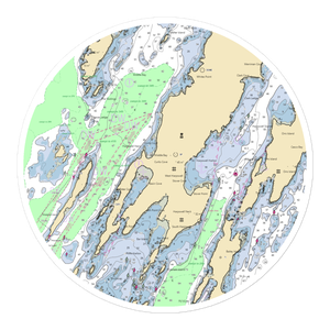 Wild Duck Boat Works (Harpswell, ME) NOAA Chart Sticker