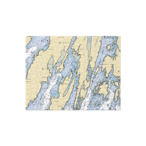 High Head Yacht Club (Orrs Island, ME) NOAA Chart Jigsaw Puzzle