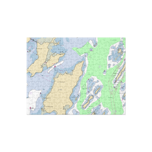 Stone Wharf (Chebeague Island, ME) NOAA Chart Jigsaw Puzzle