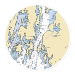 Holbrooks Store (Sebasco Estates, ME) NOAA Chart Sticker