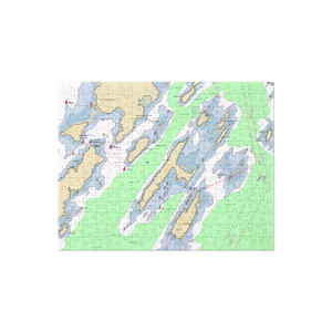 Cliff Island Store & Cafe (Chebeague Island, ME) NOAA Chart Jigsaw Puzzle