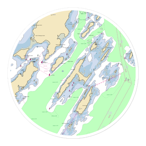 Cliff Island Store & Cafe (Chebeague Island, ME) NOAA Chart Sticker