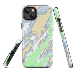 Chebeague Island Ferry Dock (Chebeague Island, ME) NOAA Chart  Tough iPhone Case