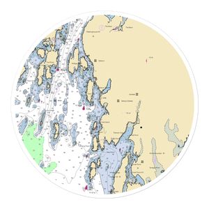 Sebasco Harbor Resort (Sebasco Estates, ME) NOAA Chart Sticker