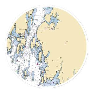 Anna's Water's Edge Restaurant (Sebasco Estates, ME) NOAA Chart Sticker