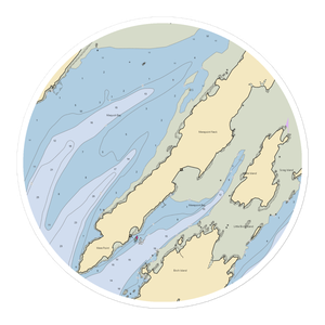 Smith Boat Yard (Harpswell, ME) NOAA Chart Sticker