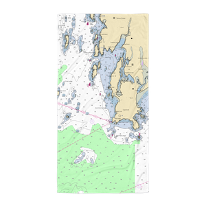 Hermit Island Campground Marina (Sebasco Estates, ME) NOAA Chart Towel