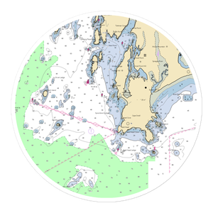 Hermit Island Campground Marina (Sebasco Estates, ME) NOAA Chart Sticker