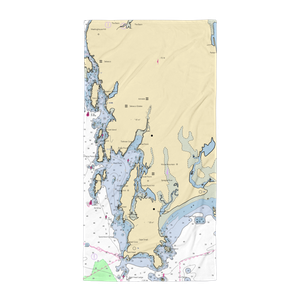 Small Point Marina (Sebasco Estates, ME) NOAA Chart Towel