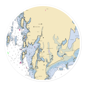 Small Point Marina (Sebasco Estates, ME) NOAA Chart Sticker