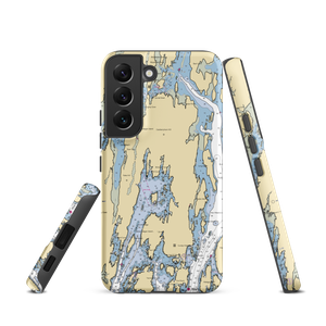 Safe Harbor Great Island (Sebasco Estates, ME) NOAA Chart Samsung Phone Case