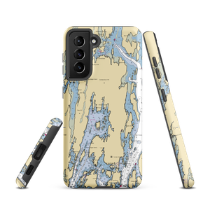 Safe Harbor Great Island (Sebasco Estates, ME) NOAA Chart Samsung Phone Case