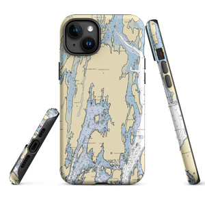 Safe Harbor Great Island (Sebasco Estates, ME) NOAA Chart  Tough iPhone Case