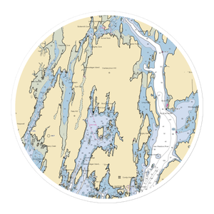 Safe Harbor Great Island (Sebasco Estates, ME) NOAA Chart Sticker