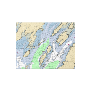 Harraseeket Yacht Club (South Freeport, ME) NOAA Chart Jigsaw Puzzle