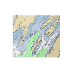 Harraseeket Yacht Club (South Freeport, ME) NOAA Chart  Gaming Mouse Pad