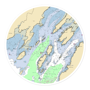 Harraseeket Yacht Club (South Freeport, ME) NOAA Chart Sticker