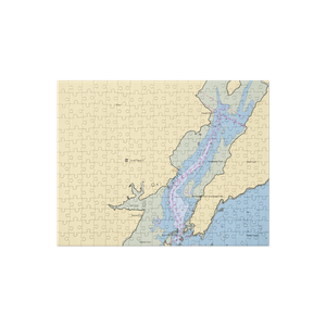 Rings Marine Service (South Freeport, ME) NOAA Chart Jigsaw Puzzle