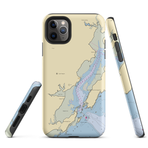 Brewer South Freeport Marine (South Freeport, ME) NOAA Chart  Tough iPhone Case