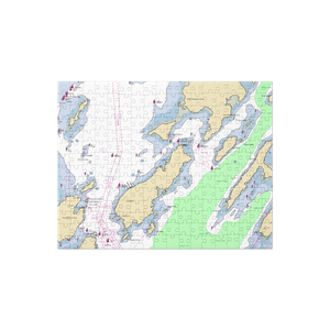 Casco Bay Lobster Co. (Portland, ME) NOAA Chart Jigsaw Puzzle