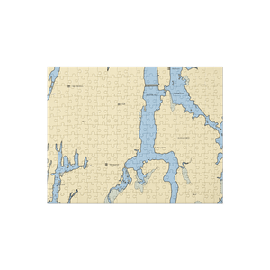 Maine Maritime Museum (Bath, ME) NOAA Chart Jigsaw Puzzle