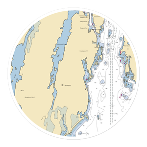 The Grey Havens Inn (Georgetown, ME) NOAA Chart Sticker