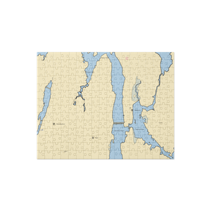 Bath Town Dock (Bath, ME) NOAA Chart Jigsaw Puzzle