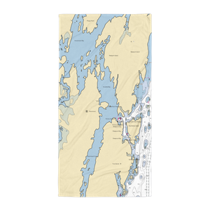 Derecktor Robinhood (Georgetown, ME) NOAA Chart Towel