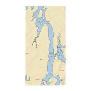 Kennebec Tavern & Marina (Small Point, ME) NOAA Chart Towel