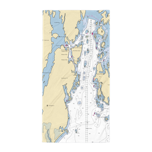 Sheepscot Bay Boat Co. (Georgetown, ME) NOAA Chart Towel