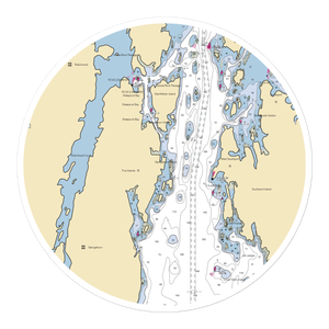 Sheepscot Bay Boat Co. (Georgetown, ME) NOAA Chart Sticker