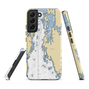 Hodgdon Yacht Services - Southport Boatyard (West Boothbay Harbor, ME) NOAA Chart Samsung Phone Case