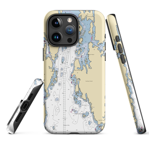 Hodgdon Yacht Services - Southport Boatyard (West Boothbay Harbor, ME) NOAA Chart  Tough iPhone Case