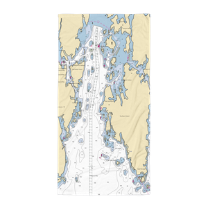 Hodgdon Yacht Services - Southport Boatyard (West Boothbay Harbor, ME) NOAA Chart Towel