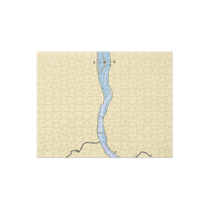 Foggy Bottom Campground and Marina (Hallowell, ME) NOAA Chart Jigsaw Puzzle