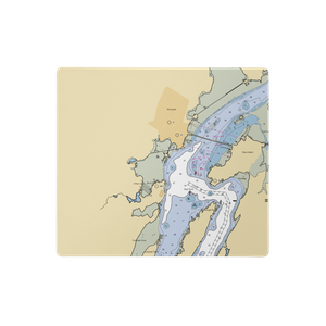 Wiscasset Yacht Club (Wiscasset, ME) NOAA Chart  Gaming Mouse Pad