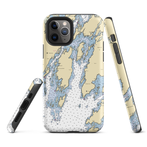 Broad Cove Marine Services (Damariscotta, ME) NOAA Chart  Tough iPhone Case