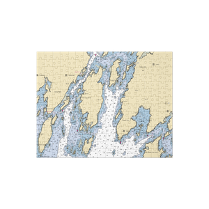 Broad Cove Marine Services (Damariscotta, ME) NOAA Chart Jigsaw Puzzle