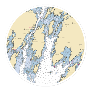 Broad Cove Marine Services (Damariscotta, ME) NOAA Chart Sticker