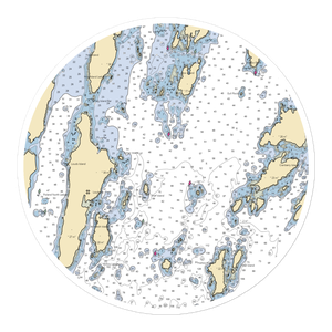 Muscongus Bay Lobster Company (Round Pond, ME) NOAA Chart Sticker