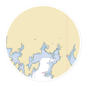 Hodgdon Marina (West Boothbay Harbor, ME) NOAA Chart Sticker