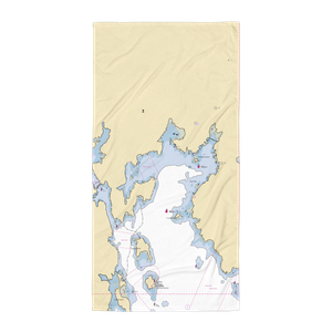 Signal Point Marina Assn (West Boothbay Harbor, ME) NOAA Chart Towel