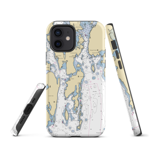 Mine Oyster (South Bristol, ME) NOAA Chart  Tough iPhone Case