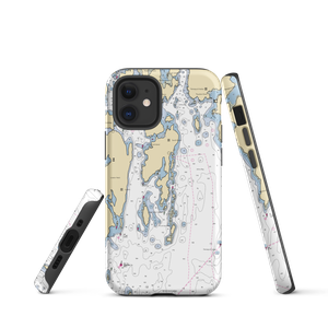 The Lobster Dock Restaurant & Marina (South Bristol, ME) NOAA Chart  Tough iPhone Case